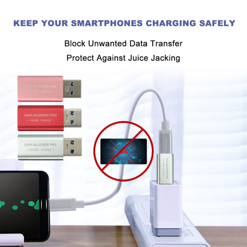 Custom USB C to USB C Data Blocker-Protect Against Juice Jacking - 2
